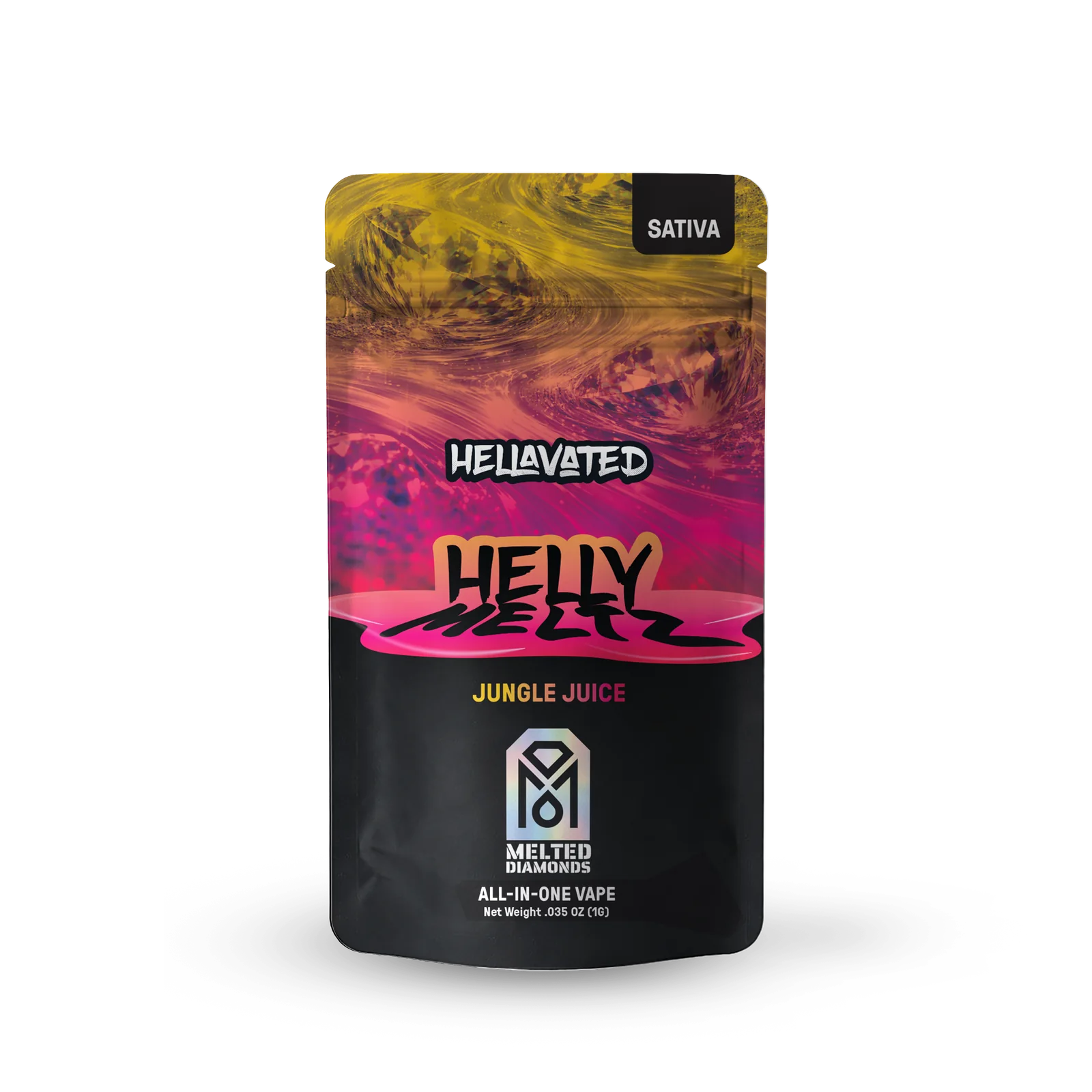 Hellavated HellyMelts Jungle Juice pouch